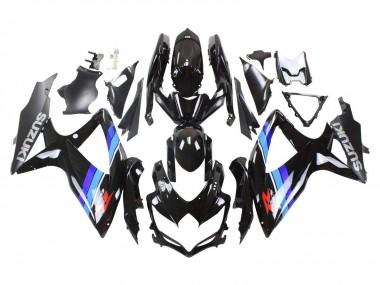 Purchase 2008-2010 Suzuki GSXR 600 / GSXR 750 Motorcycle Fairings - Glossy Black Blue Canada