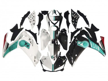 Purchase 2015-2018 Yamaha YZF R3/R25 Motorcycle Fairings - White Green Glossy Black Canada