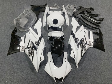 Purchase 2019-2021 Yamaha YZF R3/R25 Motorcycle Fairings - White Glossy Black Canada