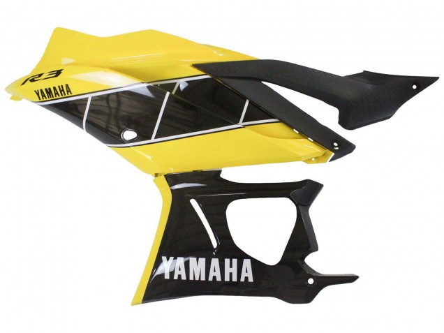 2019-2021 Yamaha YZF R3/R25 Motorcycle Fairings - Yellow Black Canada