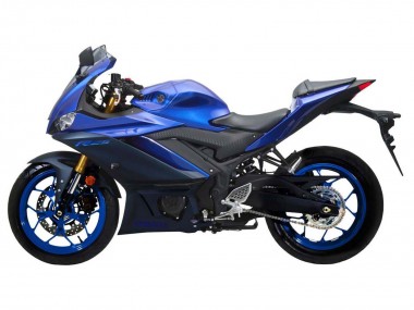 Purchase 2022-2024 Yamaha YZF R3/R25 Motorcycle Fairing - Blue Matte Black Canada