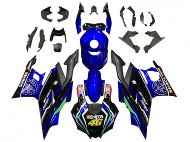 Purchase 2022-2024 Yamaha YZF R3/R25 Motorcycle Fairings - Blue Green Black ENEOS 46 Canada