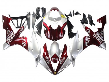 Purchase 2004-2006 Yamaha YZF 1000 R1 Motorcycle Fairings - Silver Red Fortuna Motul Canada