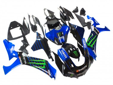 Purchase 2020-2025 Yamaha YZF 1000 R1 Motorcycle Fairings - Blue Black Green Black ENEOS Monster Canada