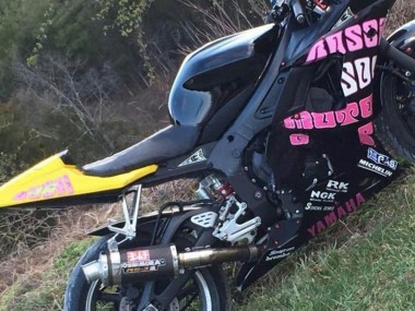Purchase 2003-2004 Yamaha YZF R6 Motorcycle Fairings - Yellow Pink Glossy Black Rossi Repsol 46 Canada