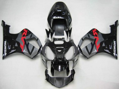 Purchase 2000-2006 Honda VTR1000 Motorcycle Fairings - Glossy Black Grey Canada
