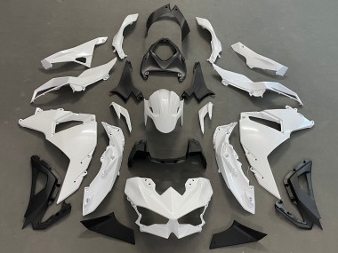 Purchase 2024-2025 Kawasaki Ninja 500 EX500R Motorcycle Fairings - White Black Canada