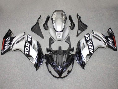 Purchase 2012-2016 Kawasaki Ninja 650 EX650 Motorcycle Fairings - Silver Black Repsol Canada