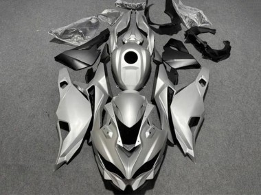 Purchase 2019-2025 Kawasaki ZX25R ZX-25R Motorcycle Fairings - Glossy Silver Matte Black Canada