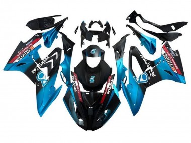 Purchase 2017-2018 BMW S1000RR Motorcycle Fairings - Blue Red Matte Black Petronas Canada