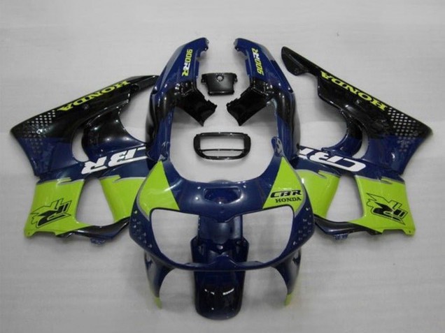 1994-1995 Honda CBR900RR 893 Motorcycle Fairings - Blue Green Glossy Black Canada