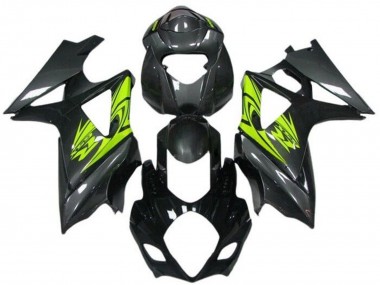 Purchase 2007-2008 Suzuki GSXR 1000 Motorcycle Fairings - Black Neon Yellow Canada