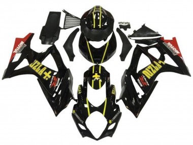 Purchase 2007-2008 Suzuki GSXR 1000 Motorcycle Fairings - Black Yellow Red Rizla Canada