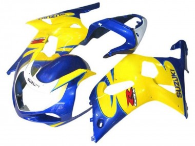 Purchase 2001-2003 Suzuki GSXR 600 / GSXR 750 Motorcycle Fairings - Blue Yellow White Canada