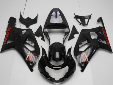 Purchase 2001-2003 Suzuki GSXR 600 / GSXR 750 Motorcycle Fairings - Glossy Black Red Canada