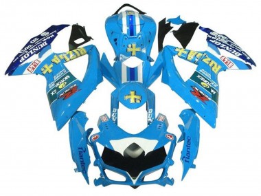 Purchase 2008-2010 Suzuki GSXR 600 / GSXR 750 Motorcycle Fairings - Light Blue Yellow Rizla Canada