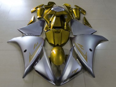 Purchase 2009-2011 Yamaha YZF 1000 R1 Motorcycle Fairings - Silver Gold Canada