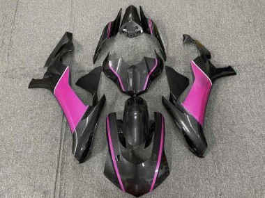Purchase 2015-2019 Yamaha YZF 1000 R1 Motorcycle Fairings - Faux Carbon Fiber Pink Canada