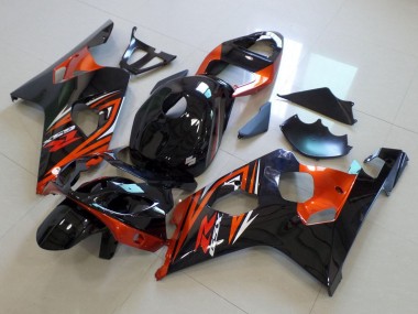 Purchase 2004-2005 Suzuki GSXR 600 / GSXR 750 Motorcycle Fairings - Glossy Black Orange Canada