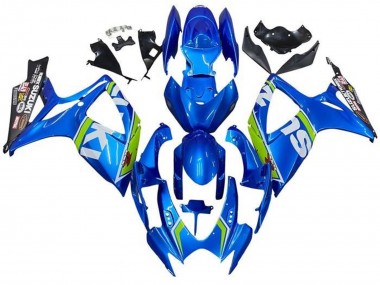 Purchase 2006-2007 Suzuki GSXR 600 / GSXR 750 Motorcycle Fairings - Blue White Green Black Canada