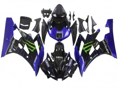 Purchase 2006-2007 Yamaha YZF R6 Motorcycle Fairings - Blue Black Green Monster Canada