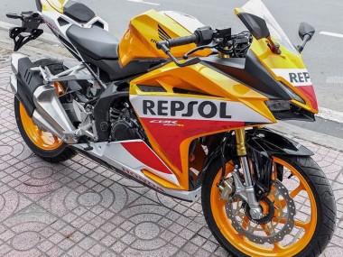 Purchase 2017-2022 Honda CBR250RR Motorcycle Fairings - Yellow White Red Repsol Canada