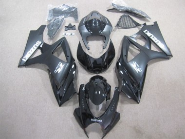 Purchase 2007-2008 Suzuki GSXR 1000 Bike Fairings - Glossy Black Matte Black Canada
