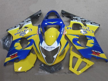 Purchase 2004-2005 Suzuki GSXR 600 Motorcycle Fairings - Yellow Blue White Black Corona Extra Canada