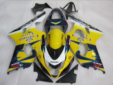 Purchase 2004-2005 Suzuki GSXR 600 Motorcycle Fairings - Yellow White Blue Corona Extra Canada