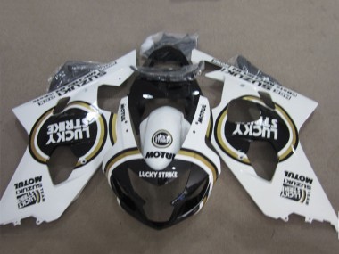 Purchase 2004-2005 Suzuki GSXR 600 Motorcycle Fairings - White Black Lucky Strike Motul Canada