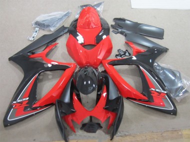 Purchase 2006-2007 Suzuki GSXR 600 Motorcycle Fairings - Red Black Canada