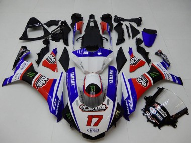 Purchase 2015-2019 Yamaha YZF R1 Motorcycle Fairings - White Blue Red Black Green Monster Canada