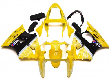 2000-2002 Gloss Yellow 1 Kawasaki ZX6R Motorcycle Fairings