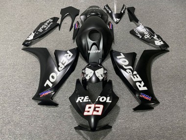 2012-2016 Matte Black Repsol Honda CBR1000RR Motorcycle Fairings