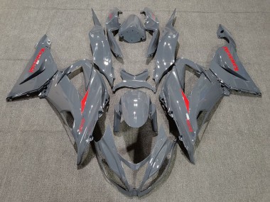 2013-2018 Nardo and Red Kawasaki ZX6R Motorcycle Fairings
